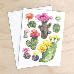 Flowering Cacti Notecard